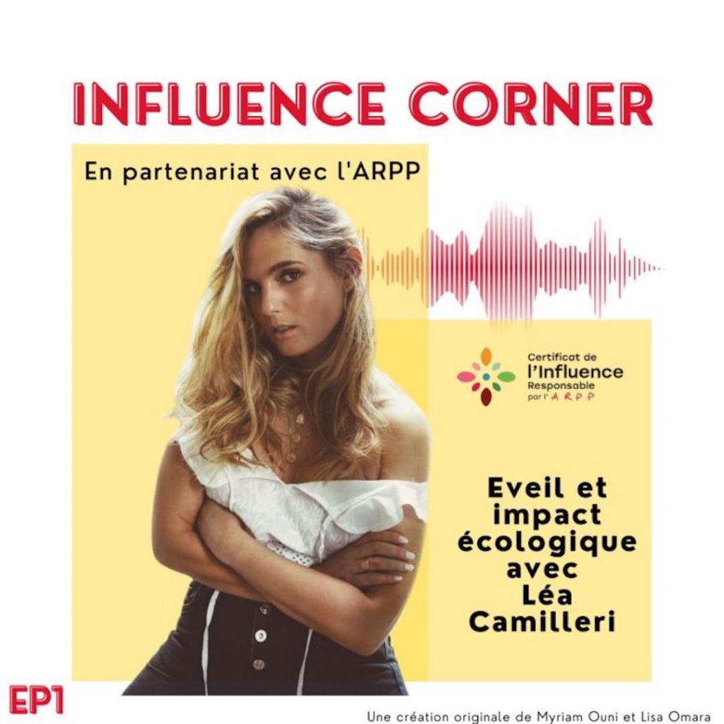 Léa Camilleri podcast influence corner ARPP