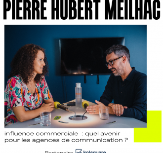 Myriam et Pierre Hubert entrain de parler sur le podcast influence corner